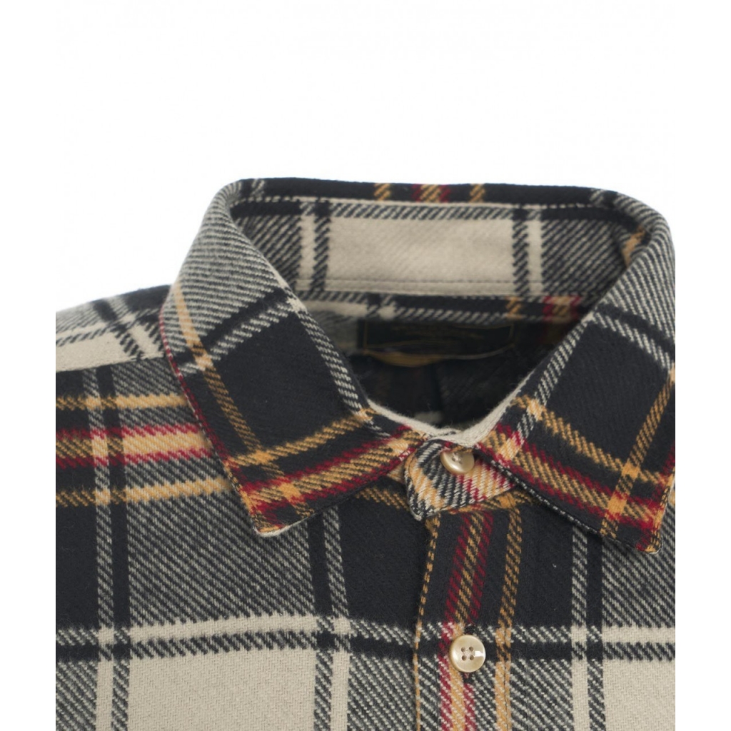 Camicia di flanella a quadri Arc nero
