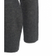Maglione con cintura in vita grigio scuro