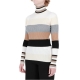 Maglia Liu Jo Jeans Donna Maglia Chiusa Manica Lunga NATURAL STRIPES