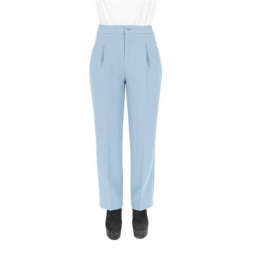 Pantalone Liu Jo Jeans Donna Crepe HW BLUE WAVE