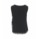 Top con pizzo nero