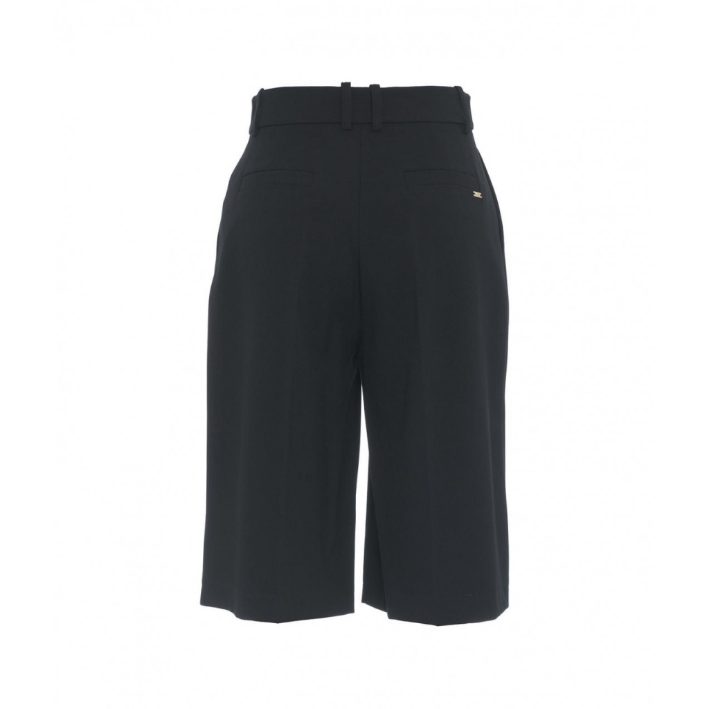 Bermuda con piega nero