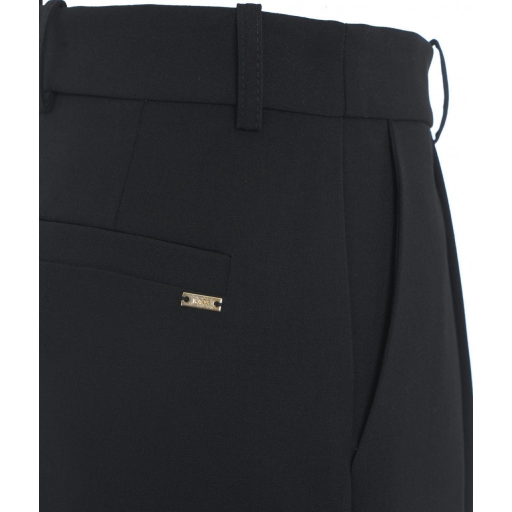 Bermuda con piega nero