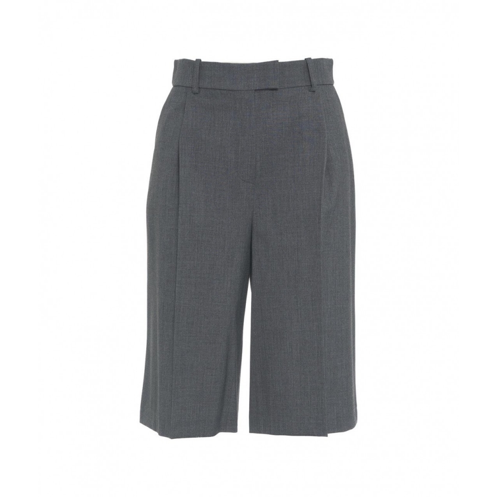 Bermuda con piega grigio