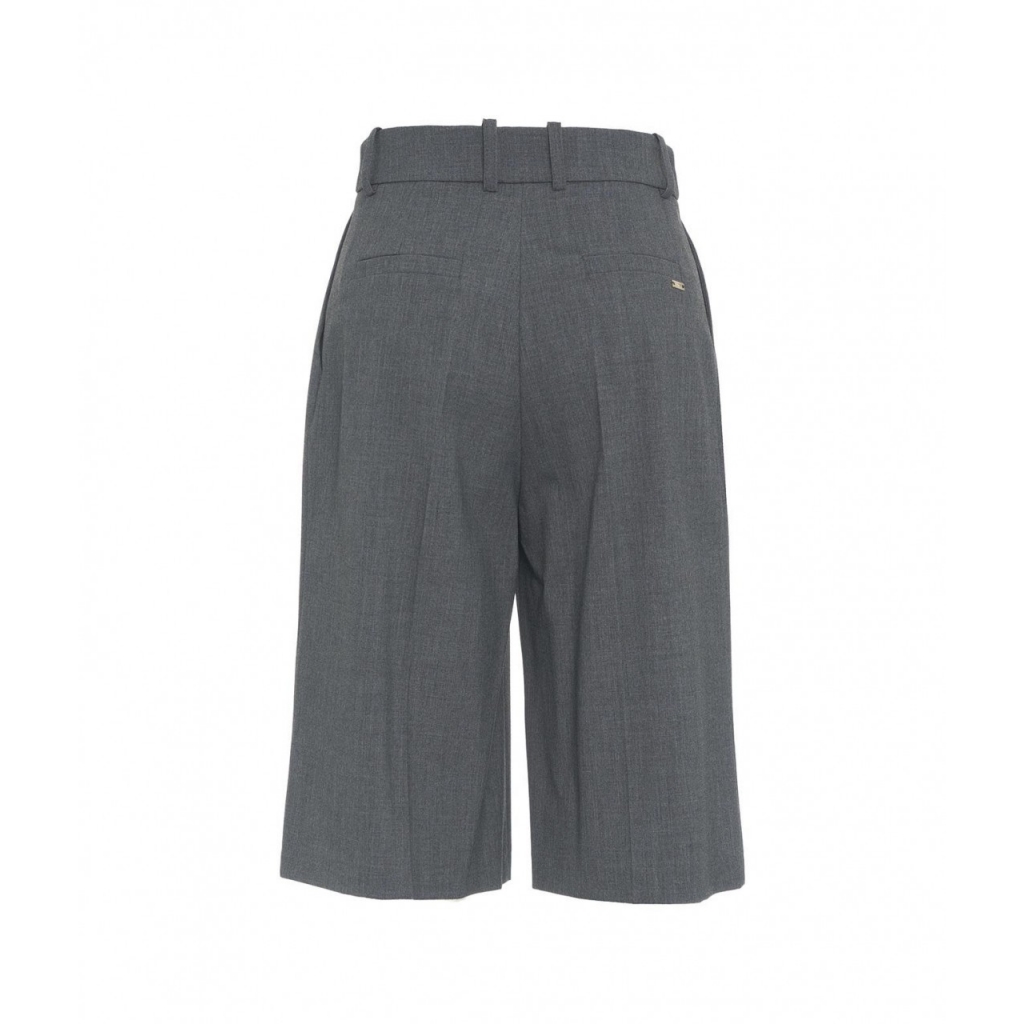 Bermuda con piega grigio
