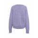 Maglione in misto lana Brook viola