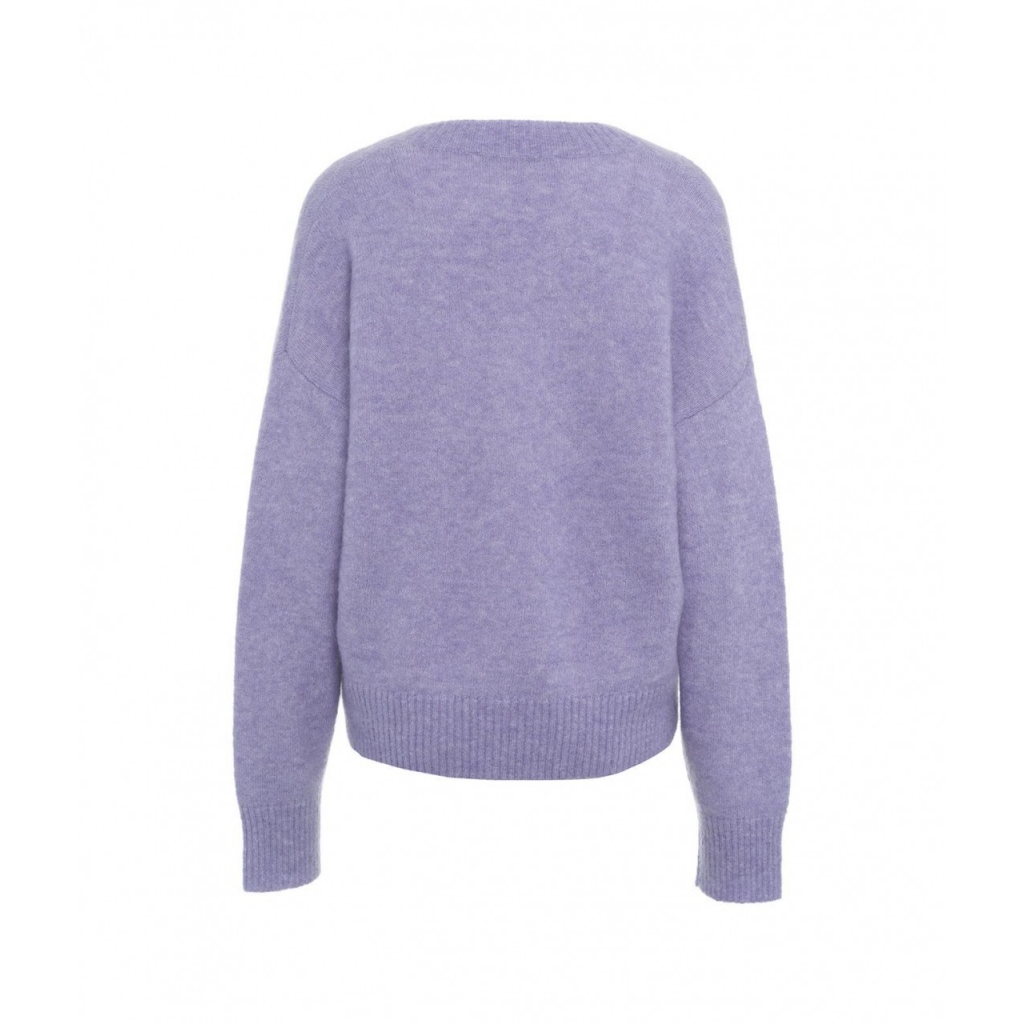 Maglione in misto lana Brook viola
