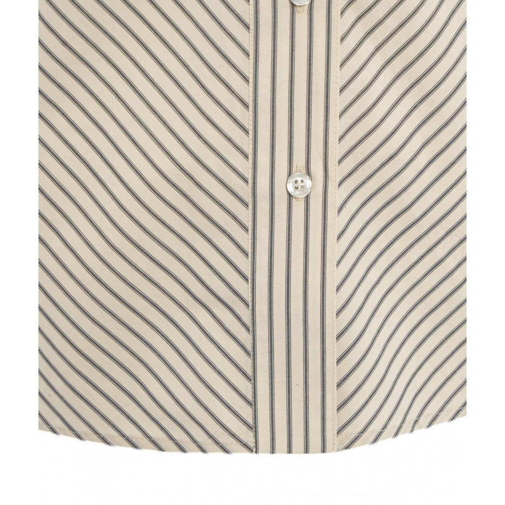 Camicia a righe Cities beige