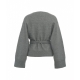 Cardigan a portafoglio Brook grigio