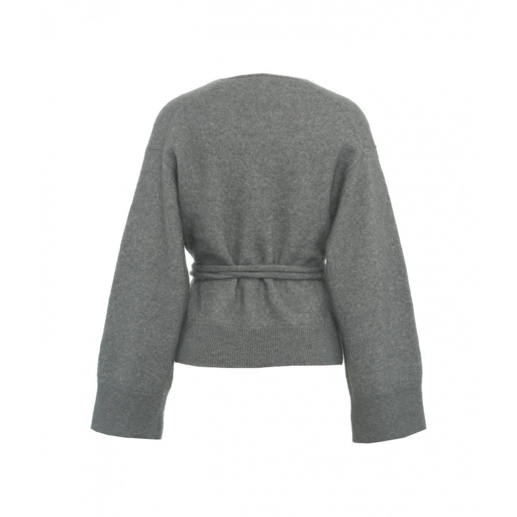 Cardigan a portafoglio Brook grigio