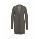 Cardigan lungo Brook marrone