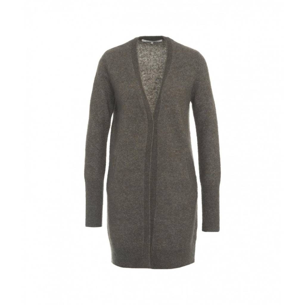 Cardigan lungo Brook marrone