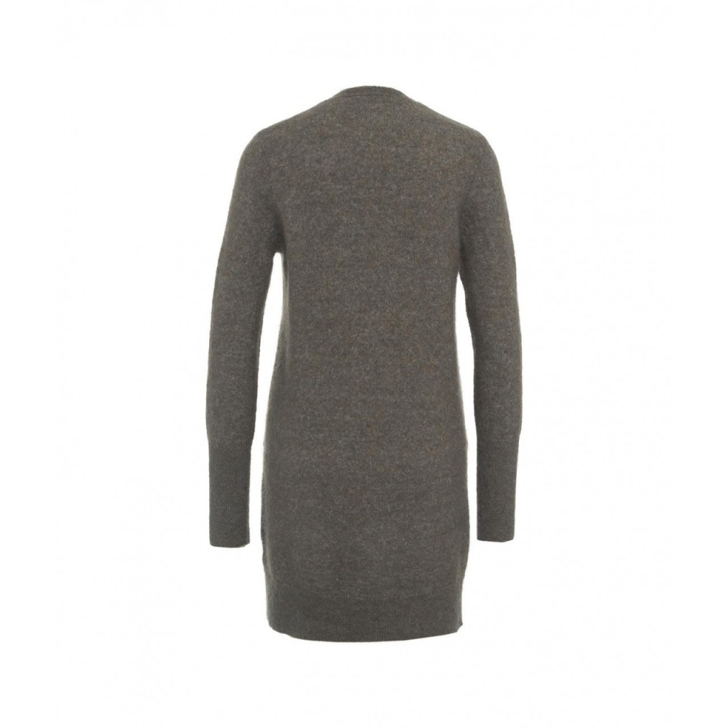 Cardigan lungo Brook marrone