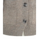 Cardigan in misto alpaca Faria grigio