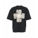 T-shirt con stampa nero