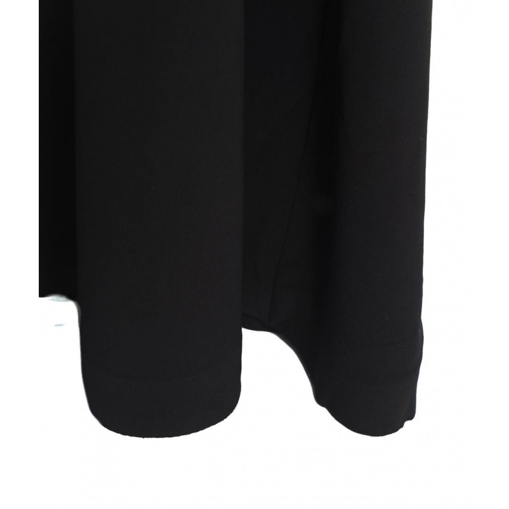 Abito maxi fit and flare nero