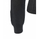 Cardigan a maglia con zip nero