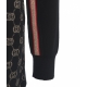 Abito in maglia con logo nero