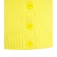 Cardigan cropped morbido giallo