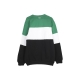 felpa girocollo uomo straight blocked crew BLACK/BRIGHT WHITE/SHADY GLADE