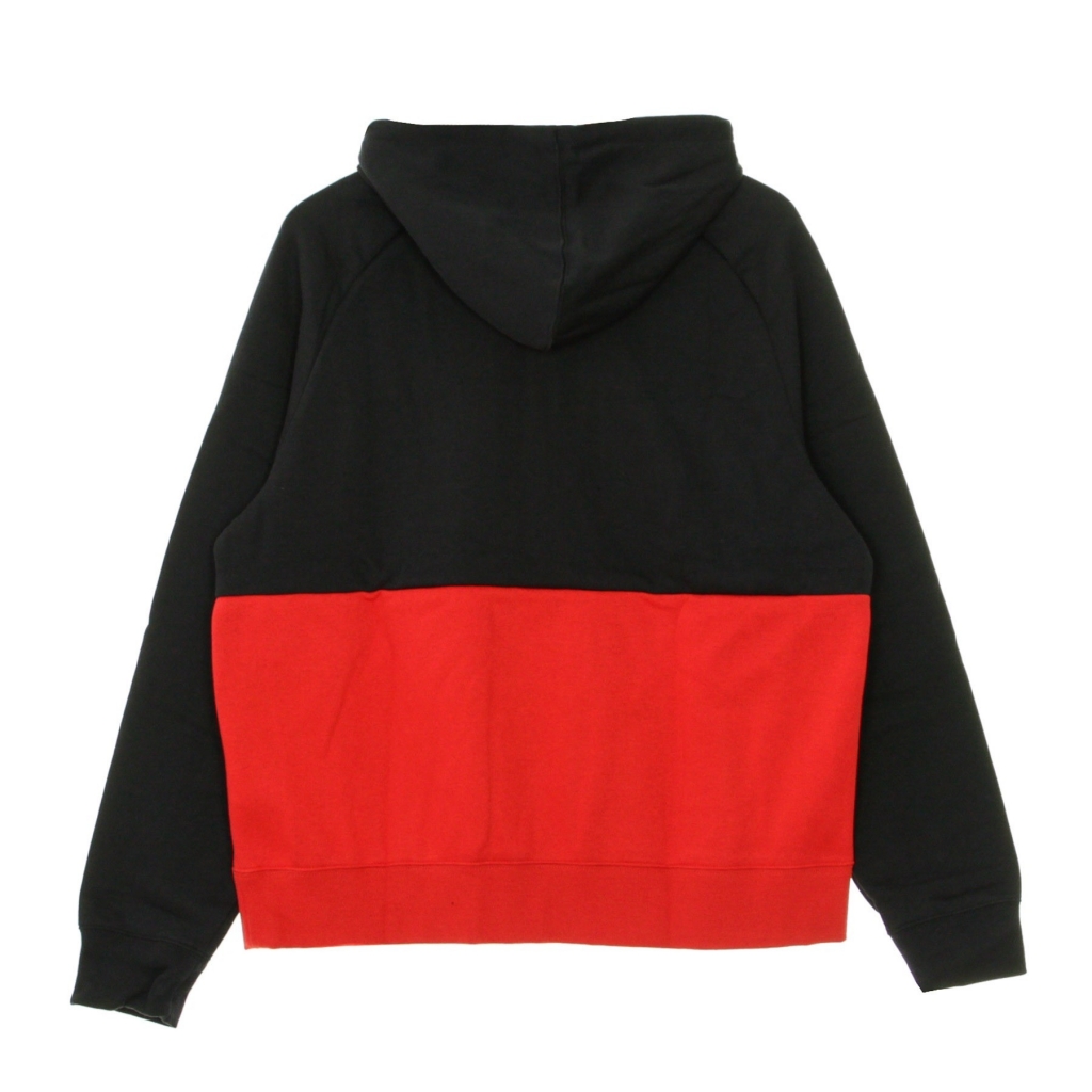 felpa cappuccio uomo air pullover hoodie BLACK/WHITE/UNIVERSITY RED/WHITE
