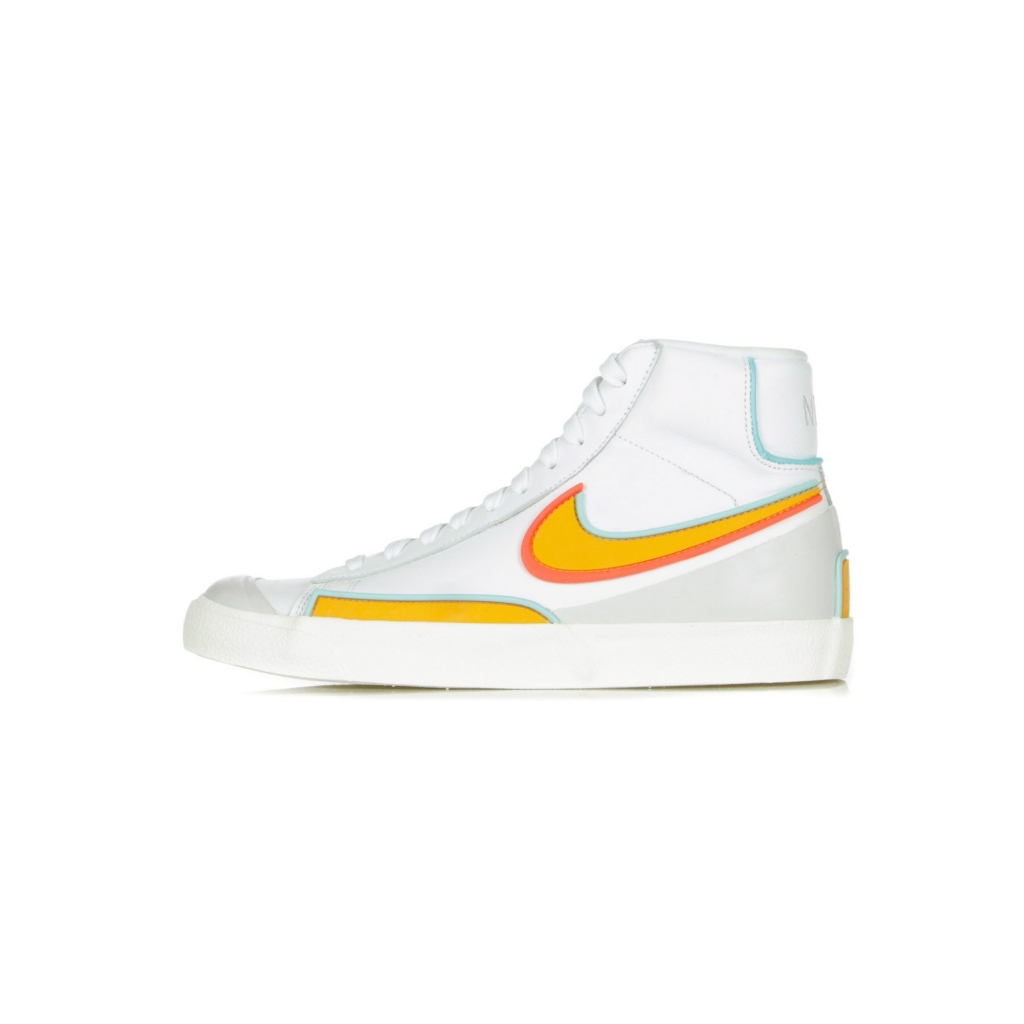 scarpa alta uomo blazer mid 77 infinite WHITE/KUMQUAT/AURORA GREEN