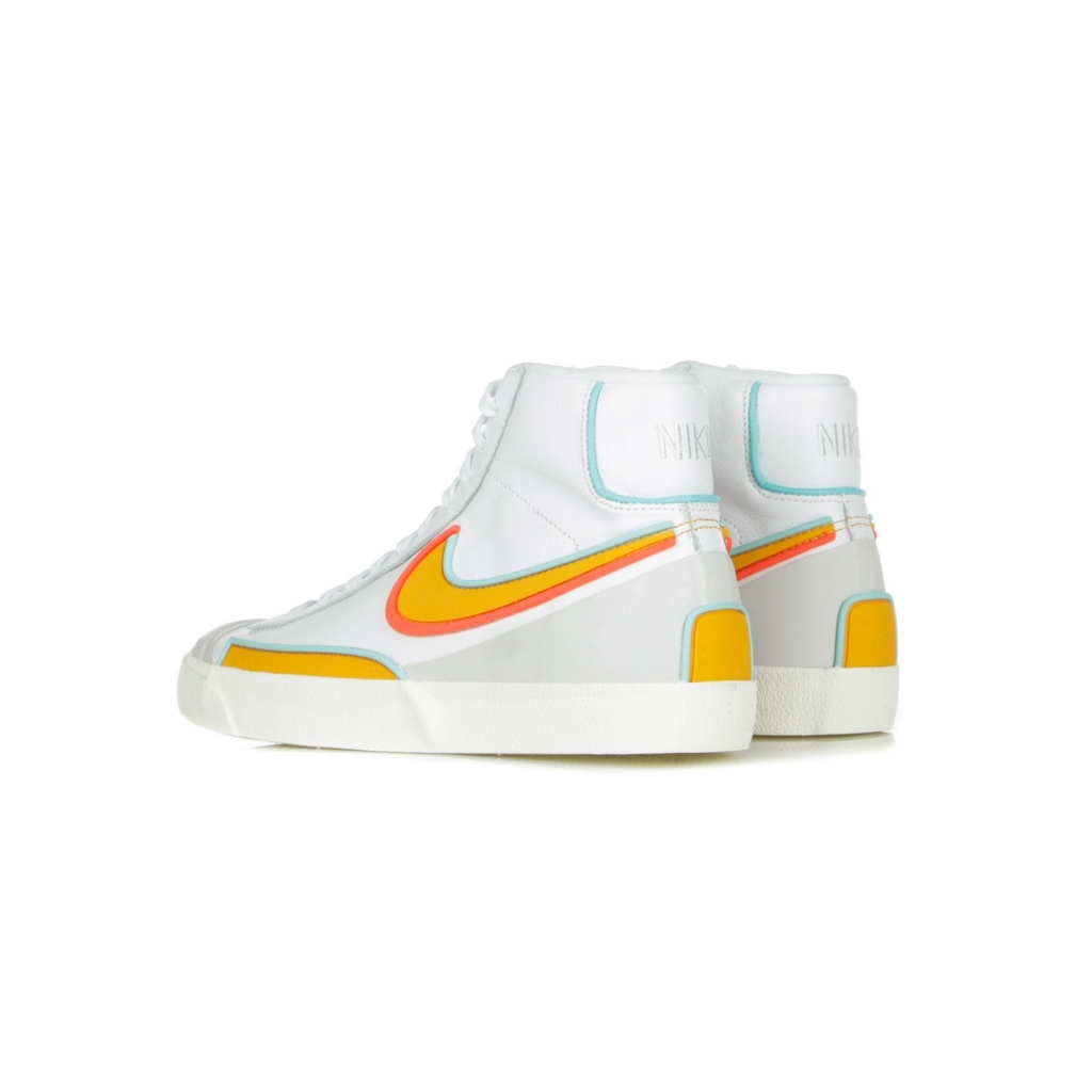 scarpa alta uomo blazer mid 77 infinite WHITE/KUMQUAT/AURORA GREEN