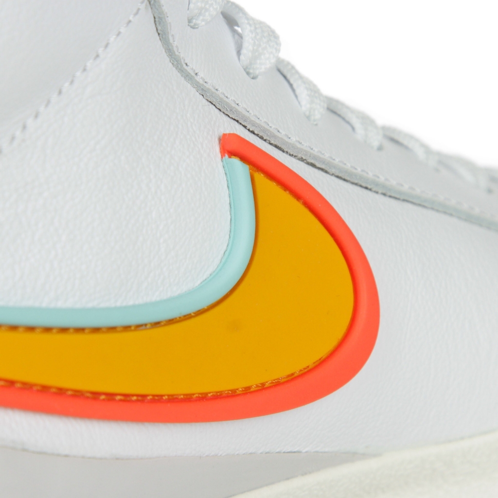 scarpa alta uomo blazer mid 77 infinite WHITE/KUMQUAT/AURORA GREEN