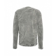 Maglia in look sgualcito grigio