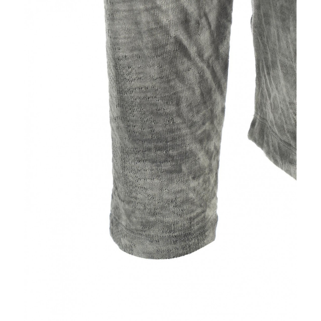 Maglia in look sgualcito grigio