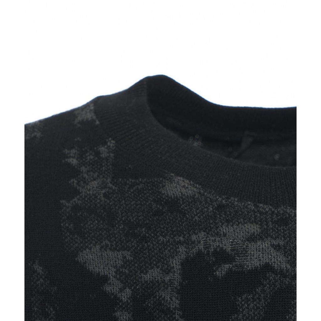 Maglia in misto lana vergine nero