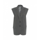 Gilet oversize Hollanda grigio