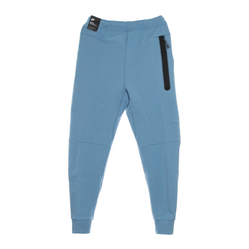pantalone tuta leggero uomo sportswear tech fleece CERULEAN/BLACK