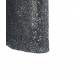 Pantaloni palazzo con paillettes argento