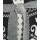 Cardigan con cintura nero