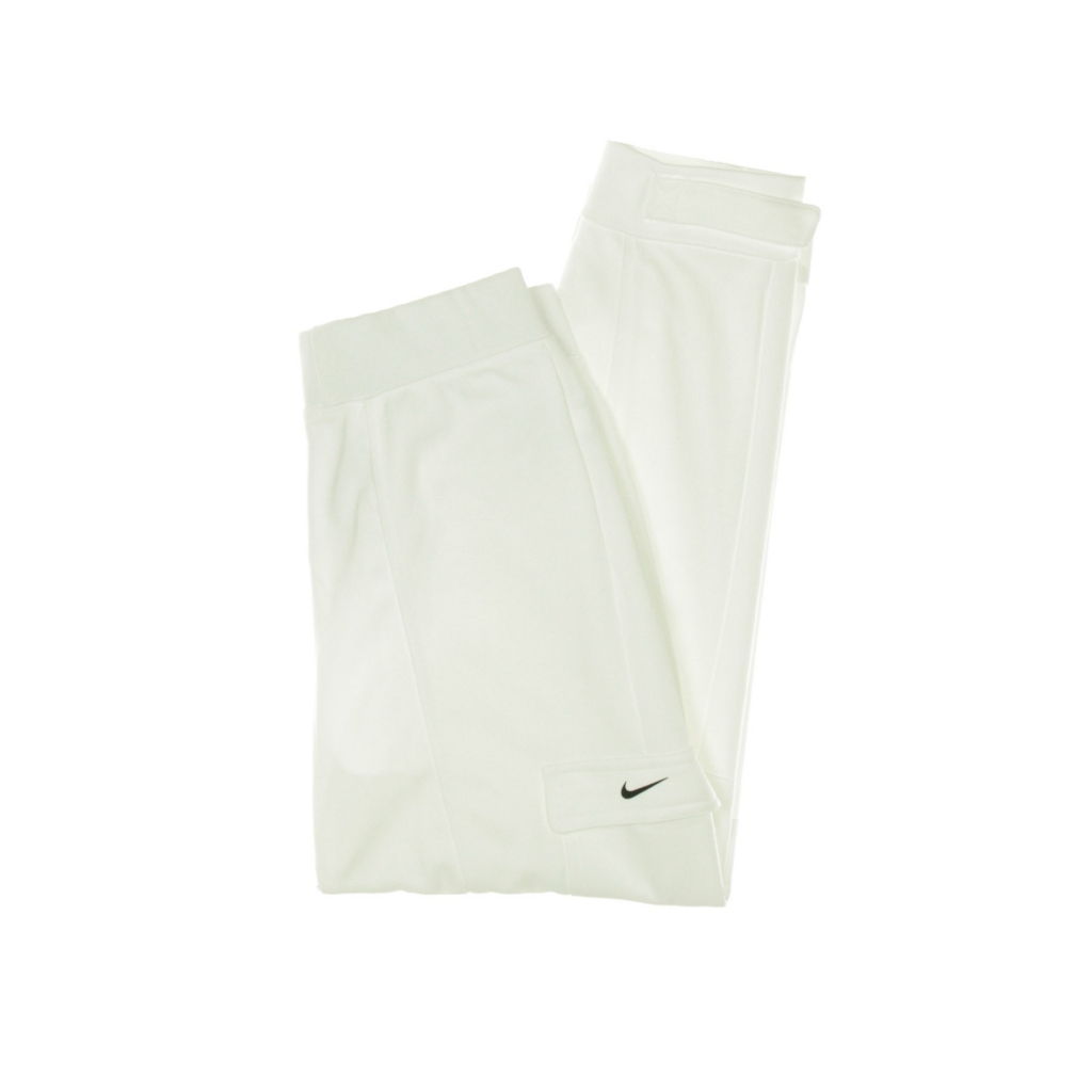 pantalone tuta donna sportswear swoosh WHITE/BLACK