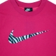 maglietta manica lunga donna sportswear icon clash l/s top FIREBERRY/PURPLE CHALK