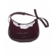 Borsa a spalla Half Moon Mini bordeaux