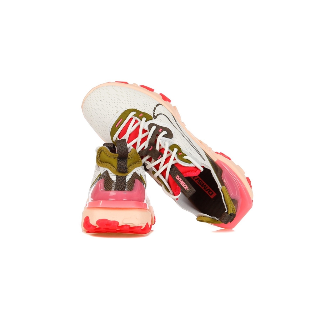 scarpa bassa donna w react vision SUMMIT WHITE/IRON STONE/SIREN RED