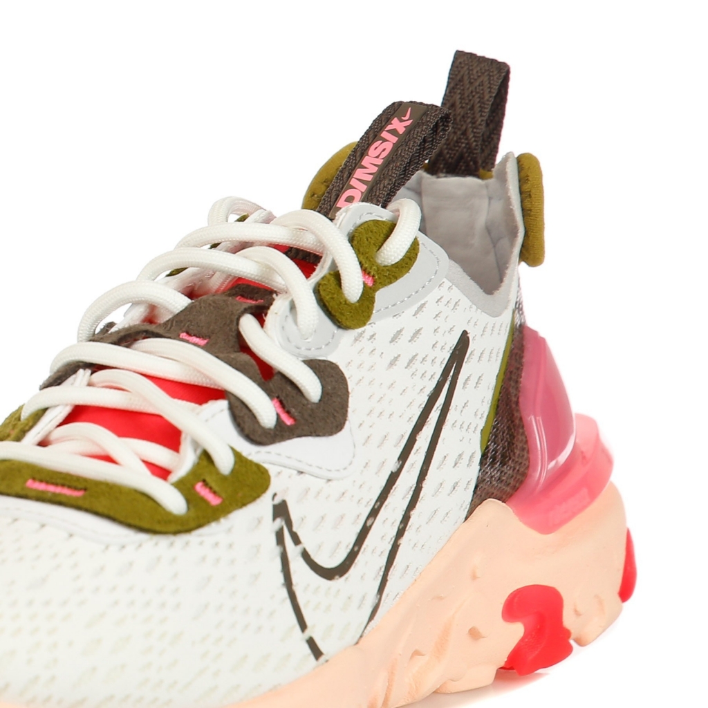 scarpa bassa donna w react vision SUMMIT WHITE/IRON STONE/SIREN RED
