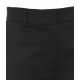 Pantaloni chino in twill con strass nero