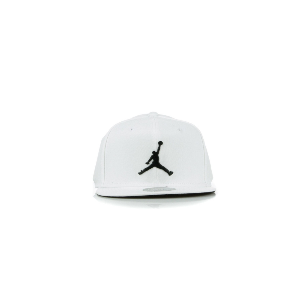 cappellino visiera piatta uomo jordan pro jumpman sb WHITE/BLACK