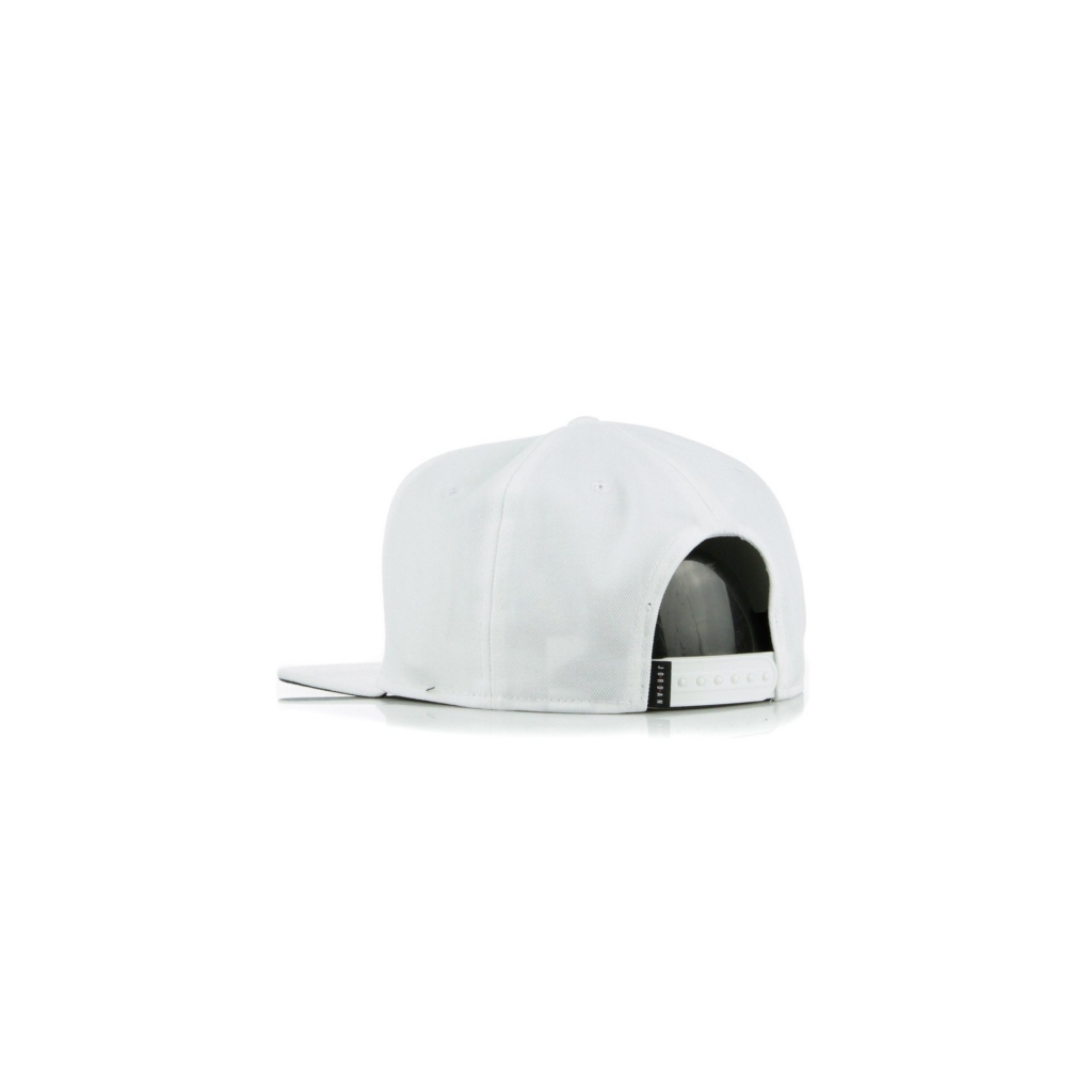 cappellino visiera piatta uomo jordan pro jumpman sb WHITE/BLACK