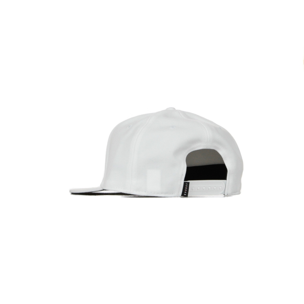 cappellino visiera piatta uomo jordan pro jumpman sb WHITE/BLACK