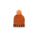 cappello pom pom uomo jordan beanie cuffed pom DARK RUSSET