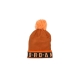 cappello pom pom uomo jordan beanie cuffed pom DARK RUSSET