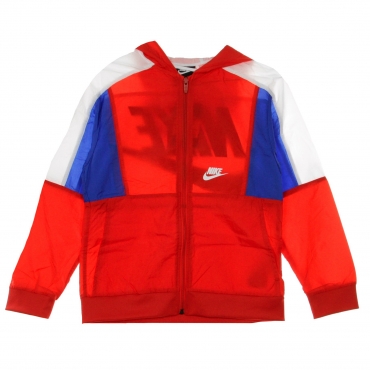 giacca a vento ragazzo woven jacket UNIVERSITY RED/WHITE/GAME ROYAL/WHITE