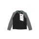 felpa leggera cappuccio zip ragazzo dri-fit gfx BLACK/IRON GREY/WHITE