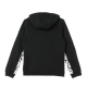 felpa leggera cappuccio ragazzo sportswear energy BLACK/WHITE