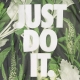 felpa leggera girocollo uomo just do it crew floral SPRUCE AURA